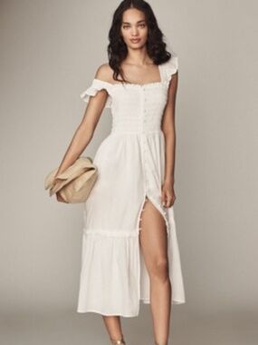 Anthropologie - The Peregrine Square-Neck Midi Dress New With Tags! Large (L)